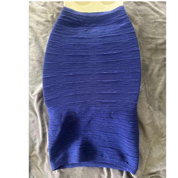 MARCIANO Womens Skirt XS Blue Bandage Pencil Stretch Sexy Evening Office - Picture 5 of 11